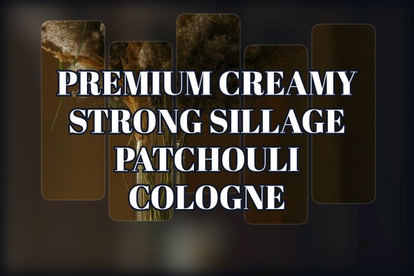 premium creamy strong sillage patchouli cologne