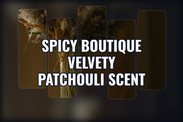 spicy boutique velvety patchouli scent